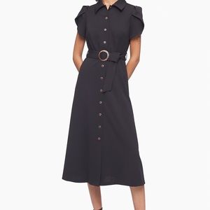 Calvin Klein tulip sleeve midi dress